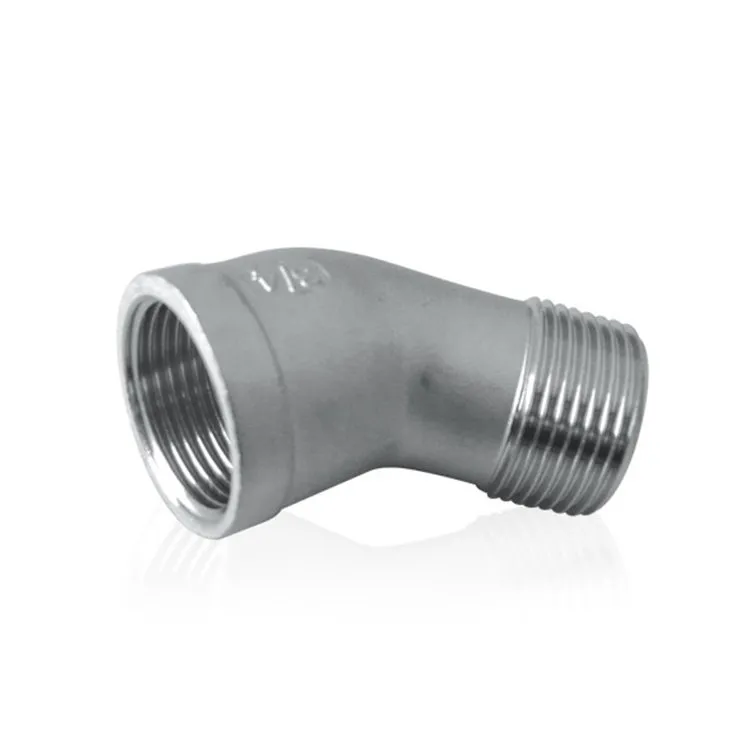 स्टेनलेस स्टील पाइप 45 डिग्री स्ट्रीट कोहनी